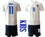 Wholesale Cheap 2021 France away Youth 11. soccer jerseys