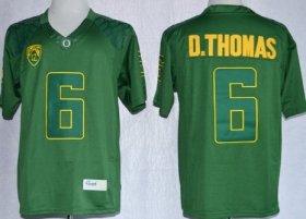 Wholesale Cheap Oregon Ducks #6 DeAnthony Thomas 2013 Dark Green Limited Jersey