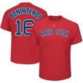 Wholesale Cheap Boston Red Sox #16 Andrew Benintendi Majestic Official Name & Number T-Shirt Red