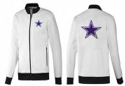 Wholesale Cheap NFL Dallas Cowboys Team Logo Jacket White_1