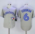Wholesale Cheap Blue Jays #6 Marcus Stroman Grey New Cool Base Stitched MLB Jersey