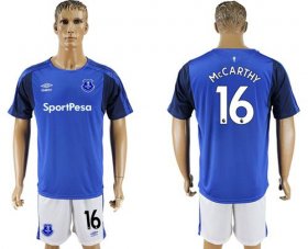 Wholesale Cheap Everton #16 Mccarthy Home Soccer Club Jersey