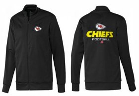 Wholesale Cheap NFL Kansas City Chiefs Victory Jacket Black_2