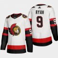 Cheap Ottawa Senators #9 Bobby Ryan Men's Adidas 2020-21 Authentic Player Away Stitched NHL Jersey White
