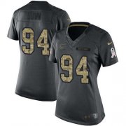 Wholesale Cheap Nike Bears #94 Robert Quinn Black Women's Stitched NFL Limited 2016 Salute to Service Jersey