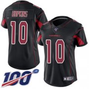 Wholesale Cheap Nike Cardinals #10 DeAndre Hopkins Black Women's Stitched NFL Limited Rush 100th Season Jersey