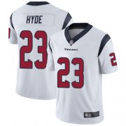 Wholesale Cheap Nike Texans #23 Carlos Hyde White Men's Stitched NFL Vapor Untouchable Limited Jersey