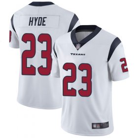 Wholesale Cheap Nike Texans #23 Carlos Hyde White Men\'s Stitched NFL Vapor Untouchable Limited Jersey