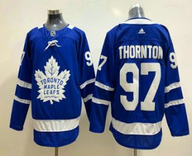 Wholesale Cheap Men\'s Toronto Maple Leafs #97 Joe Thornton Royal Blue Adidas Stitched NHL Jersey