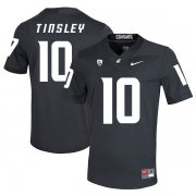 Wholesale Cheap Washington State Cougars 10 Trey Tinsley Black College Football Jersey