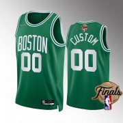 Wholesale Cheap Men's Boston Celtics Active Player Custom Green 2022 Finals Stitched Basketball Jersey
