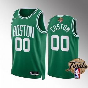 Wholesale Cheap Men\'s Boston Celtics Active Player Custom Green 2022 Finals Stitched Basketball Jersey