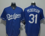Wholesale Cheap Dodgers #31 Joc Pederson Blue New Cool Base Stitched MLB Jersey