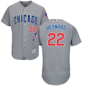 Wholesale Cheap Cubs #22 Jason Heyward Grey Flexbase Authentic Collection Road Stitched MLB Jersey