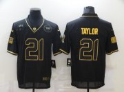 Wholesale Cheap Men's Washington Redskins #21 Sean Taylor Black Gold 2020 Salute To Service Stitched NFL Nike Limited Jersey
