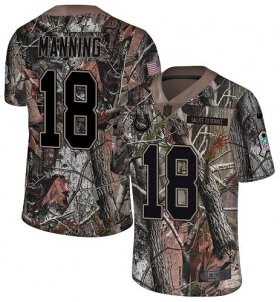 Wholesale Cheap Nike Colts #18 Peyton Manning Camo Men\'s Stitched NFL Limited Rush Realtree Jersey