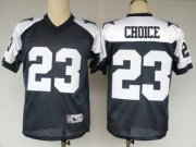 Wholesale Cheap Cowboys #23 Tashard Choice Blue Thanksgiving Stitched Throwback NFL Jersey