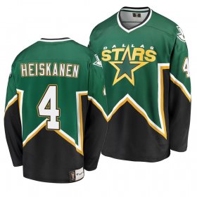 Wholesale Cheap Dallas Stars #4 Miro Heiskanen Kelly Green Men\'s Heritage Premier Breakaway Player NHL Jersey