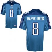 Wholesale Cheap Titans #8 Matt Hasselbeck Baby Blue Stitched NFL Jersey