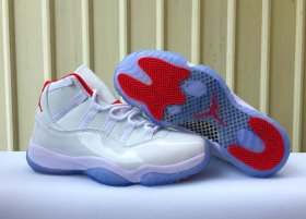 Wholesale Cheap Women\'s Air Jordan 11 Retro Shoes White/Red
