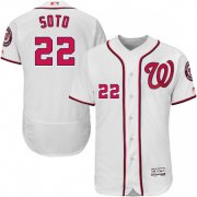 Wholesale Cheap Nationals #22 Juan Soto White Flexbase Authentic Collection Stitched MLB Jersey
