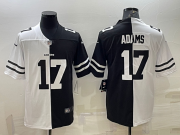 Wholesale Cheap Men's Las Vegas Raiders #17 Davante Adams White Black Two Tone 2021 Vapor Untouchable Stitched NFL Nike Limited Jersey