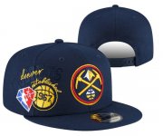 Wholesale Cheap Denver Nuggets Stitched Snapback 75th Anniversary Hats 004