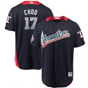 Wholesale Cheap Rangers #17 Shin-Soo Choo Navy Blue 2018 All-Star American League Stitched MLB Jersey