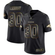 Wholesale Cheap Nike Broncos #30 Phillip Lindsay Black/Gold Men's Stitched NFL Vapor Untouchable Limited Jersey