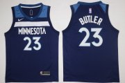 Wholesale Cheap Men's Minnesota Timberwolves #23 Jimmy Butler New Navy Blue 2017-2018 Nike Swingman Stitched NBA Jersey