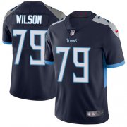 Wholesale Cheap Nike Titans #79 Isaiah Wilson Navy Blue Team Color Men's Stitched NFL Vapor Untouchable Limited Jersey