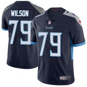 Wholesale Cheap Nike Titans #79 Isaiah Wilson Navy Blue Team Color Men\'s Stitched NFL Vapor Untouchable Limited Jersey