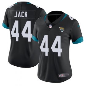 Wholesale Cheap Nike Jaguars #44 Myles Jack Black Team Color Women\'s Stitched NFL Vapor Untouchable Limited Jersey