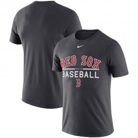 Wholesale Cheap Boston Red Sox Nike Practice Performance T-Shirt Anthracite