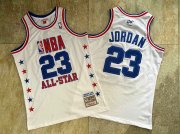 Wholesale Cheap NBA 2003 All-Star #23 Michael Jordan White Swingman Throwback Jersey