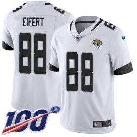 Wholesale Cheap Nike Jaguars #88 Tyler Eifert White Youth Stitched NFL 100th Season Vapor Untouchable Limited Jersey