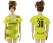 Wholesale Cheap Women's Dortmund #30 Passlack Home Soccer Club Jersey