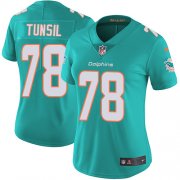Wholesale Cheap Nike Dolphins #78 Laremy Tunsil Aqua Green Team Color Women's Stitched NFL Vapor Untouchable Limited Jersey