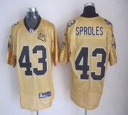 Wholesale Cheap Saints #43 Darren Sproles Gold Stitched NFL Jersey