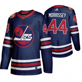 Wholesale Cheap Winnipeg Jets #44 Josh Morrissey Men\'s 2019-20 Heritage Classic Wha Navy Stitched NHL Jersey