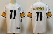 Wholesale Cheap Men's Pittsburgh Steelers #11 Chase Claypool White 2020 Vapor Untouchable Stitched NFL Nike Limited Jersey
