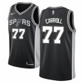 Wholesale Cheap Nike Spurs #77 DeMarre Carroll Black NBA Swingman Icon Edition Jersey