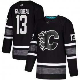 Wholesale Cheap Adidas Flames #13 Johnny Gaudreau Black Authentic 2019 All-Star Stitched Youth NHL Jersey