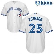 Wholesale Cheap Blue Jays #25 Marco Estrada White Cool Base Stitched Youth MLB Jersey
