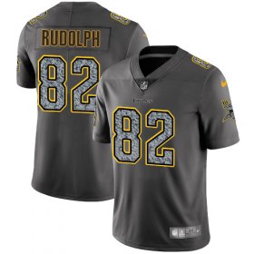 Wholesale Cheap Nike Vikings #82 Kyle Rudolph Gray Static Youth Stitched NFL Vapor Untouchable Limited Jersey