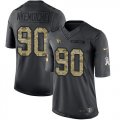 Wholesale Cheap Nike Cardinals #90 Robert Nkemdiche Black Men's Stitched NFL Limited 2016 Salute to Service Jersey
