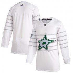 Wholesale Cheap Men\'s Dallas Stars Adidas White 2020 NHL All-Star Game Authentic Jersey