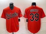 Cheap Men's Baltimore Orioles #39 Corbin Burnes Orange Cool Base Stitched Jersey