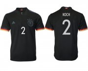 Wholesale Cheap Men 2021 Europe Germany away AAA version 2 black soccer jerseys