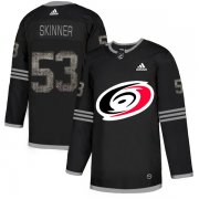 Wholesale Cheap Adidas Hurricanes #53 Jeff Skinner Black Authentic Classic Stitched NHL Jersey